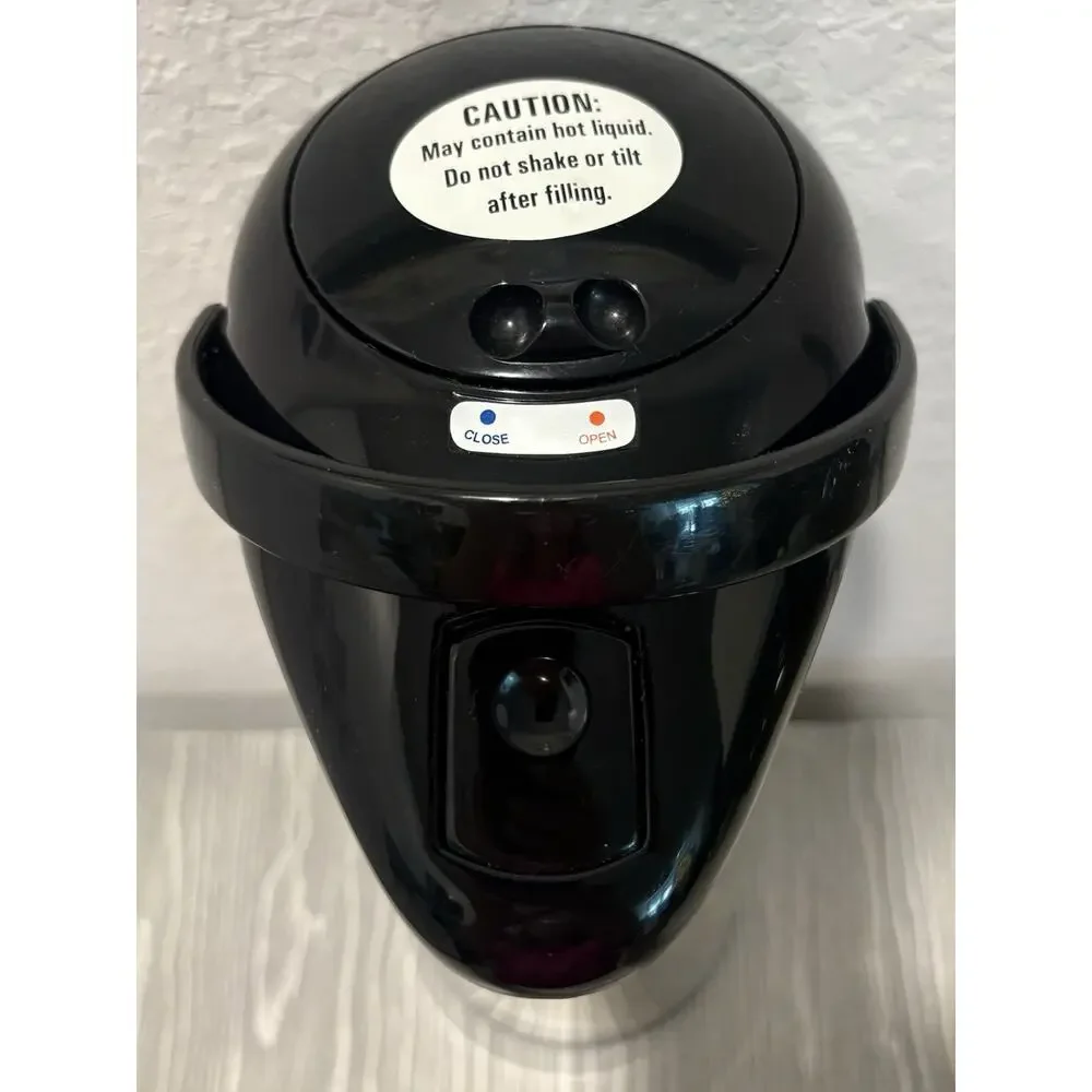 Nissan Glass Vacuum Thermos Insulated Pump Pot Hot Cold Beverage Server